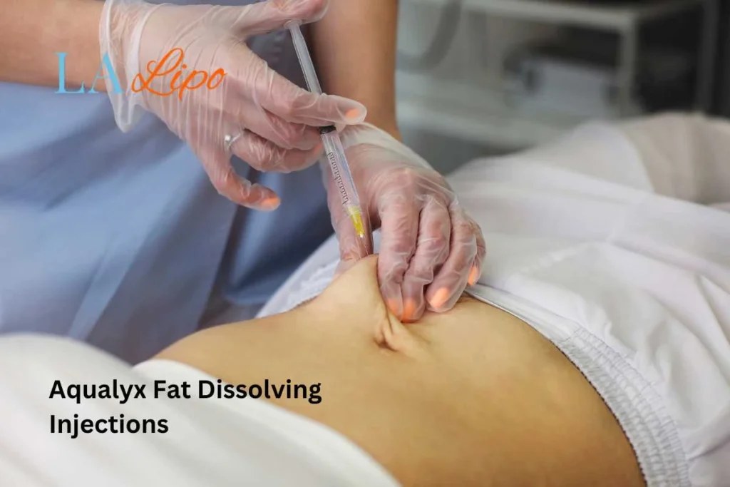 woman having fat dissolving injections Leyton Marshes in the stomach