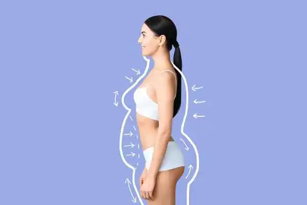 image of woman experiencing fat reduction treatment Leyton Marshes