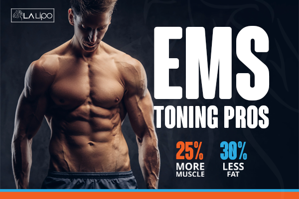 Image of man with sculpted stomach showing the fat loss and muscle gain of LA-EMS Body Sculpting Treatment Leyton Marshes