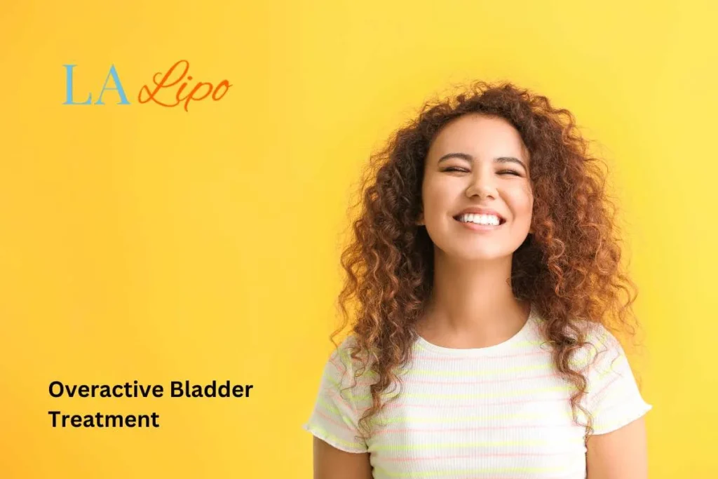 woman smiling about overactive bladder treatment Leyton Marshes solutions
