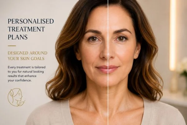 Before and after results of Collagen Lift Therapy Leyton Marshes